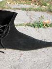 GOTHIC SHOES SUEDE LONG TOE
