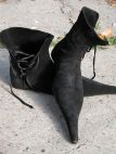 GOTHIC SHOES SUEDE LONG TOE