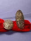 HANDMADE CASTING: MEDIEVAL DRESS (APRON) CLASPS (PAIR)