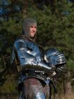 Medieval gothic bascinet helmet as part of Generation II ArmStreet's knight set