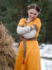 Medieval dark-ages travel dress and underdress