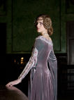 Exclusive medieval velvet dress with chemise