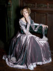 Exclusive medieval velvet dress with chemise