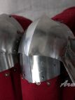 MEDIEVAL BRIGANDINE LEG ARMOR GREAVES KNEE COPS