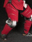 MEDIEVAL BRIGANDINE LEG ARMOR GREAVES KNEE COPS