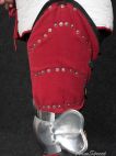 MEDIEVAL BRIGANDINE LEG ARMOR GREAVES KNEE COPS