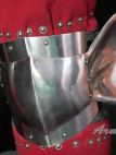 MEDIEVAL BRIGANDINE LEG ARMOR GREAVES KNEE COPS