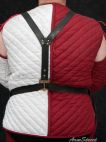 MEDIEVAL BRIGANDINE LEG ARMOR GREAVES KNEE COPS