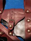 MEDIEVAL BROWN LEATHER FROG 