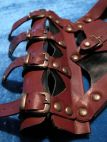 MEDIEVAL BROWN LEATHER FROG 