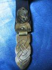 MEDIEVAL BLACK LEATHER BELT