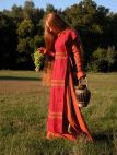 MEDIEVAL DRESS AND SURCOAT COSTUME SET