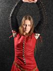 MEDIEVAL DRESS WITH DETACHABLE SLEEVES 