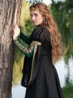 Medieval Fantasy Dress And Overcoat Set