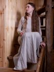 RENAISSANCE MEDIEVAL FLAX LINEN UNDERDRESS CHEMISE