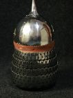 MEDIEVAL SLAVIC CONE HELMET WITH FACE-MASK VISOR