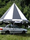 MEDIEVAL TENT PAVILION 12.8' rnd, 14' hgh