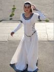 Chess Queen - natural cotton dress by ArmStreet for SCA and Renaissance Fair