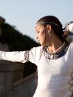 Chess Queen - natural cotton dress by ArmStreet costume for SCA and Renaissance Fair
