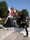 MEDIEVAL WOOL COAT TUNIC GARB - TAPPERT AND HOOD