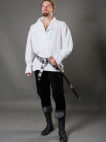 Renaissance Medieval White Flax Shirt