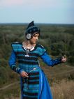 SARMATION MEDIEVAL DRESS AND OVERCOAT COSTUME SET
