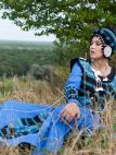 SARMATION MEDIEVAL DRESS AND OVERCOAT COSTUME SET