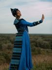 SARMATION MEDIEVAL DRESS AND OVERCOAT COSTUME SET