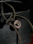Medieval handmade armor belt, bag, frog and pouch set