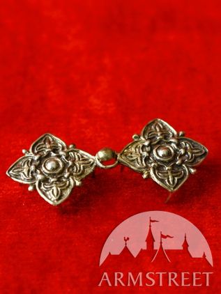 Medieval Cloak- tunic Clasp Casting Molding