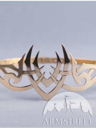 Medieval Fantasy Brass Crown Headpiece