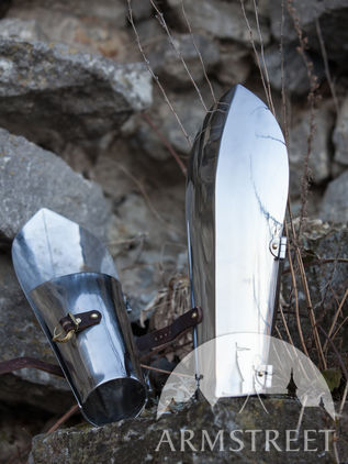 Medieval Functional Long Armor Bracers Bazubands