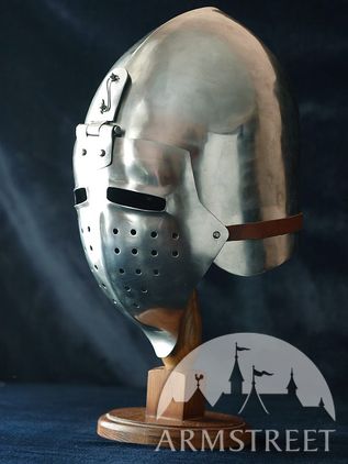 Medieval Heavy Bascinet Klappvisor Helm Helmet Armor 