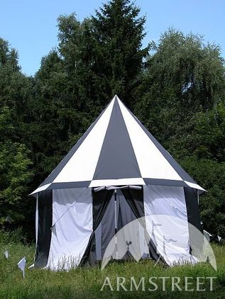 Medieval Tent Pavilion  12.8' Rnd, 14' Hgh W/o Poles