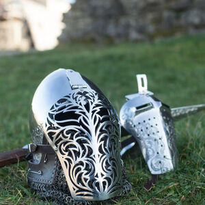 Armor Helmet Bascinet "Knight of Fortune"