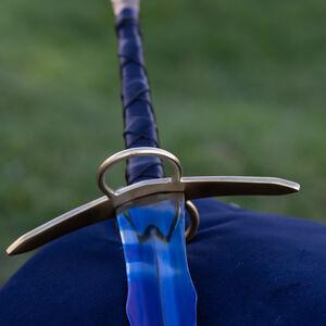 Blackened and brassed ornamental European sword "Evening Star"