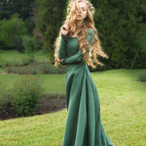 Green Medieval Fantasy Dress “Secret Garden”