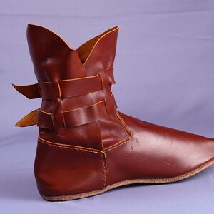 Medieval  handmade classic high boots shoes