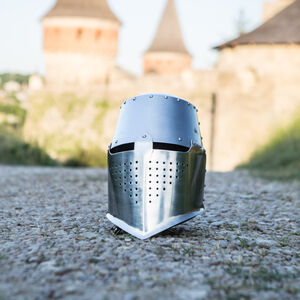 Medieval Templar Knight Helmet 