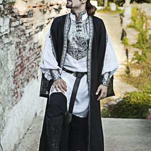 Eastern Europe Linen Overcoat Costume