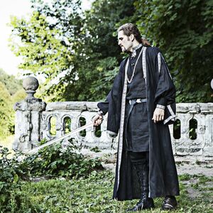  Eastern Europe Medieval Tunic Overcoat Costume