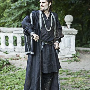  Eastern Europe Medieval Tunic Overcoat Costume