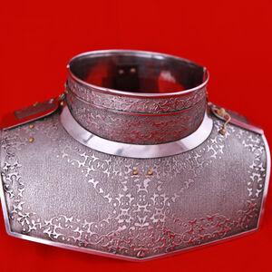Paladin Etched Functional Gorget Armor