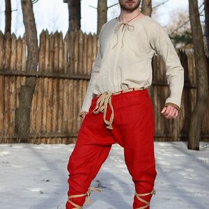 FLAX MEDIEVAL PANTS TROUSERS