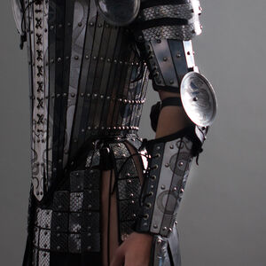 Fantasy etched armor arm