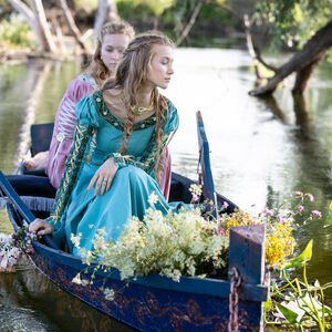 Medieval Fantasy Princess Dress "Water Flowers"