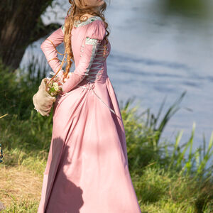 Medieval Fantasy Garb Dress "Water Flowers"