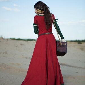  Fantasy linen dress "The Alchemist's daughter"