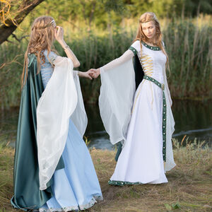 Medieval Wedding Costume Dress “Water Flowers” 