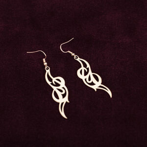 Brass Earrings “Wild Rose” SCA